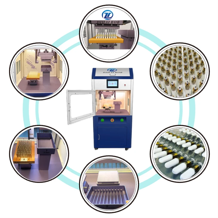 Επιφάνεια εργασίας pneumatic 100 μηχανής πλήρωσης βελόνας